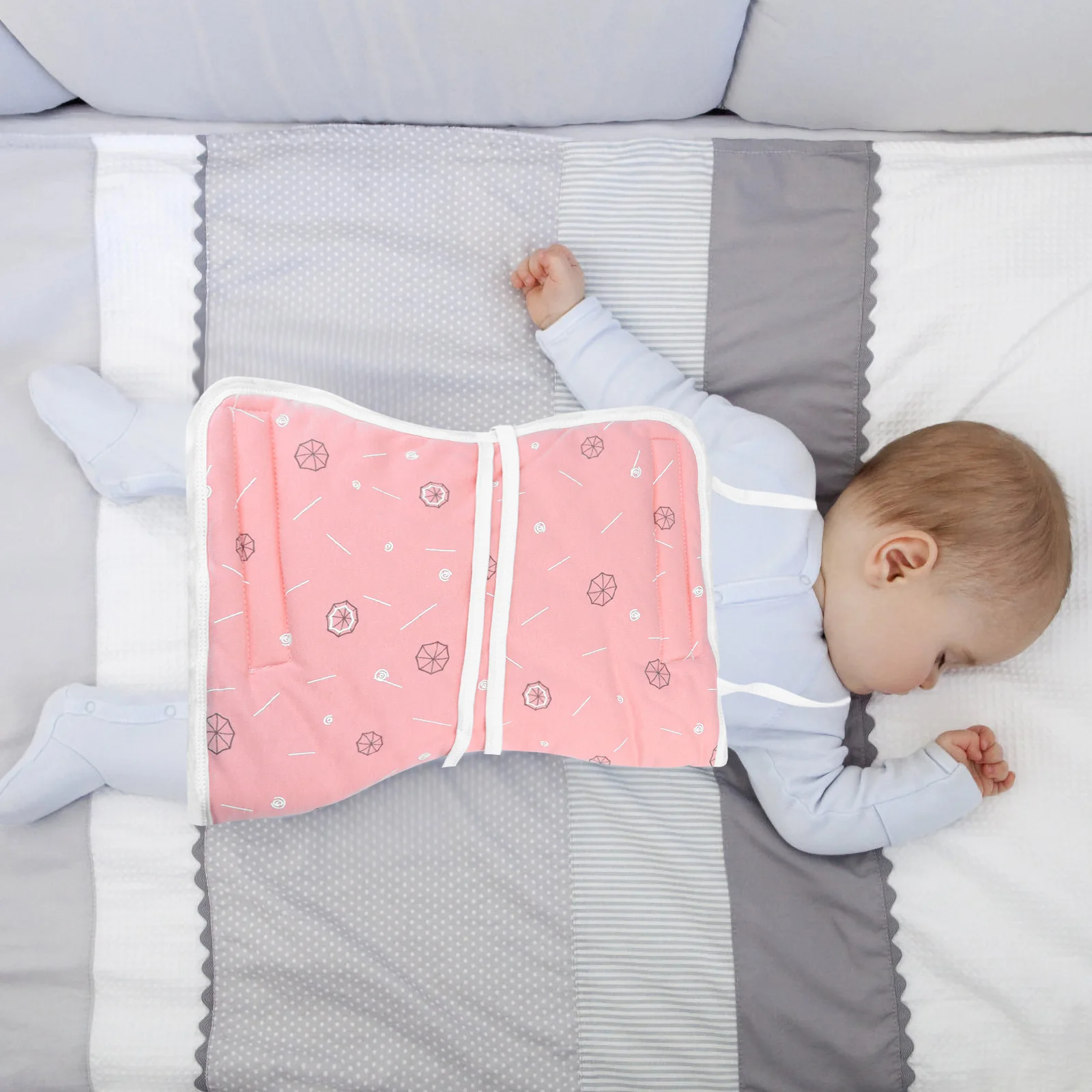 

Детский пояс для пупка, регулируемый пояс для живота, хлопково-полиэстер, обертывание для живота, противоударное одеяло, пояс для пупка, противоударное одеяло