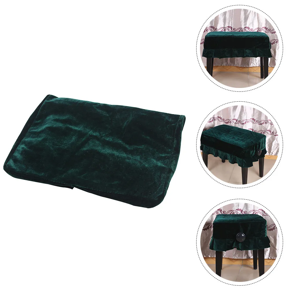 Piano Bench Cover Elegant Minimalist Look Wear Resistant Fabric Protects Against Dust Scratches Fits Most Piano Chairs Seat