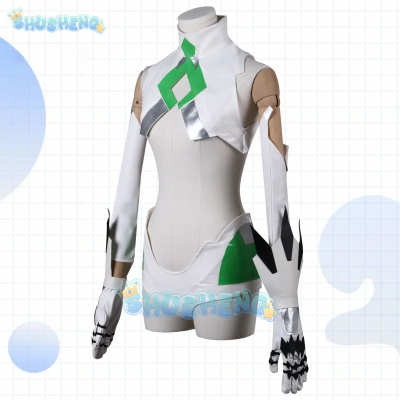 Anime Hyperdimension Neptunia HDN Green Heart Cosplay Costume for Women Girls Men Adult Anime Outfit Halloween