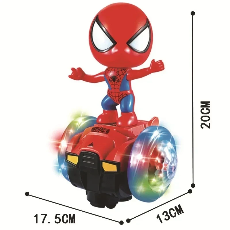 Hot Toys Marvel Avengers Kart Spider-Man Captain America Iron Man Electric Stunt Light Music Balance Car Children\'s Toys