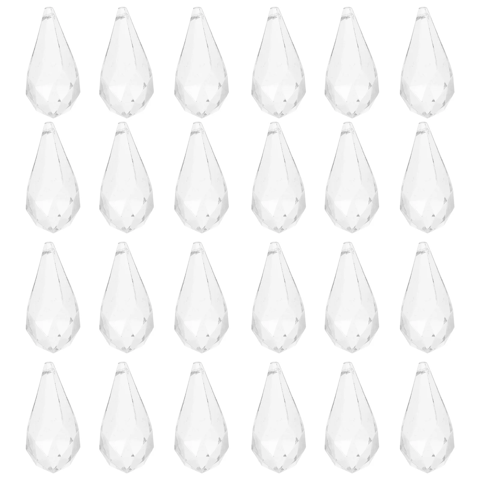 71 Pcs Crystal Ball Pendant Lighting Decor Home Adornment Christmas Decoration Acrylic Pendants Teardrop Prisma