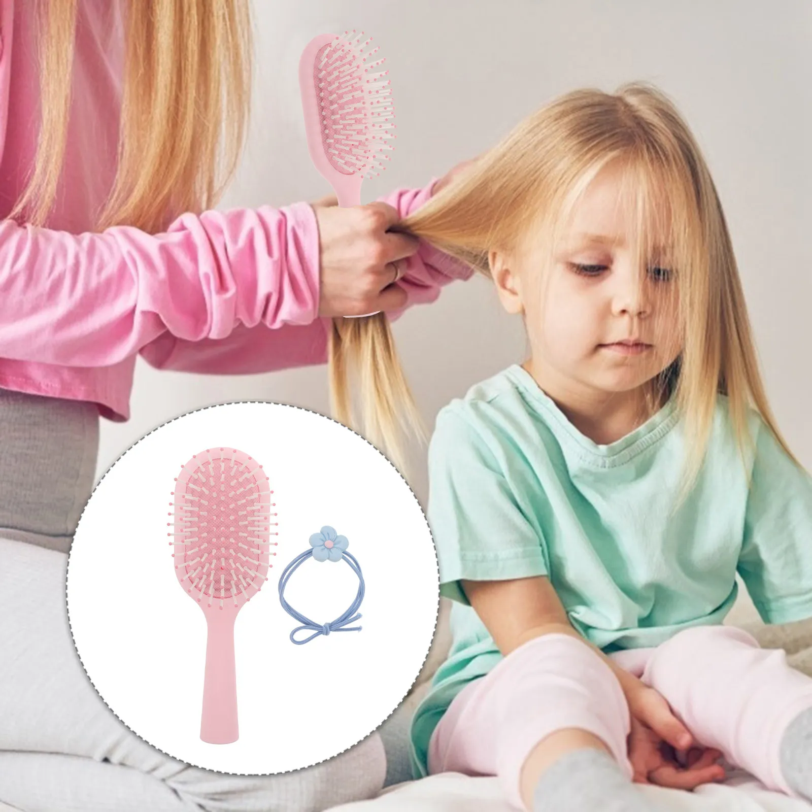 

Ergonomic Hair Brush Women Detangling Styling Tool Smooth Teeth Scalp Massage Comb Portable for Thin Hair Styling Brush