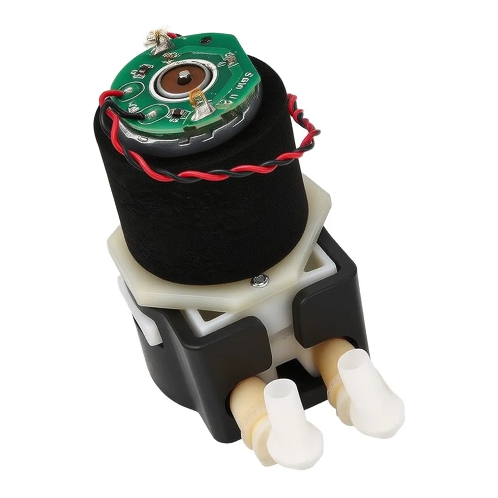 Water Pump With Board Cable And Pipe Ports Suitable For Robot Vacuum Base Station Clean Water Replacement Part Black