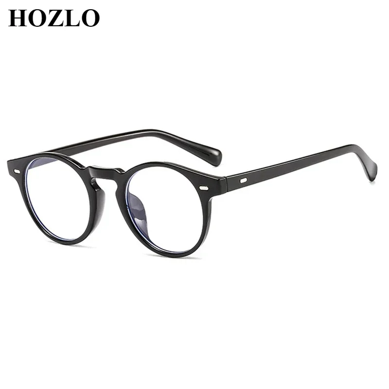 

Retro Rivets Blue Light Blocking Myopia Glasses for Women Men Students Computer Gaming Spectacles Nearsighted Eyeglasses 0~-6.0