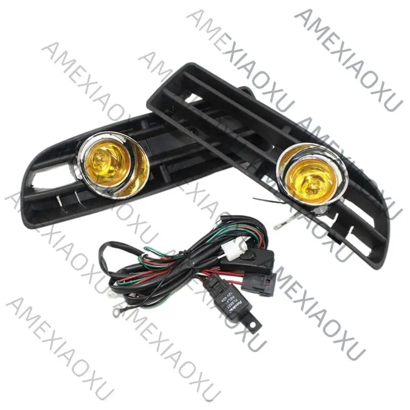 

Комплект светодиодных противотуманных фар (ДХО) желтого цвета для переднего бампера Jetta Bora MK4 1998-2004