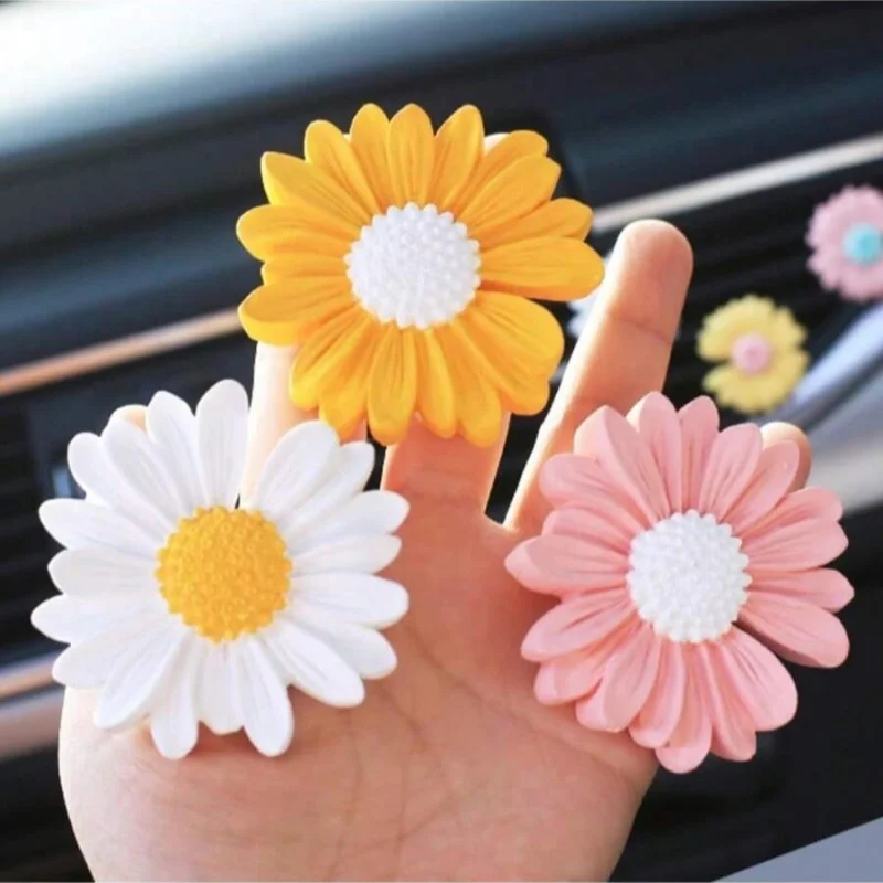 DIY 2 Pieces 3D Chrysanthemum Resin Silicone Mold Chocolate Cake Decoration Flower Candle Concrete Clay Process