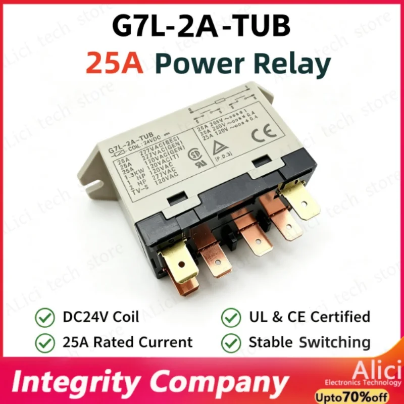 rele-de-potencia-g7l-2a-tub-24vdc-30a-para-eletrodomesticos-de-ar-condicionado-grupo-normalmente-aberto-220v-200-240vac-24vdc