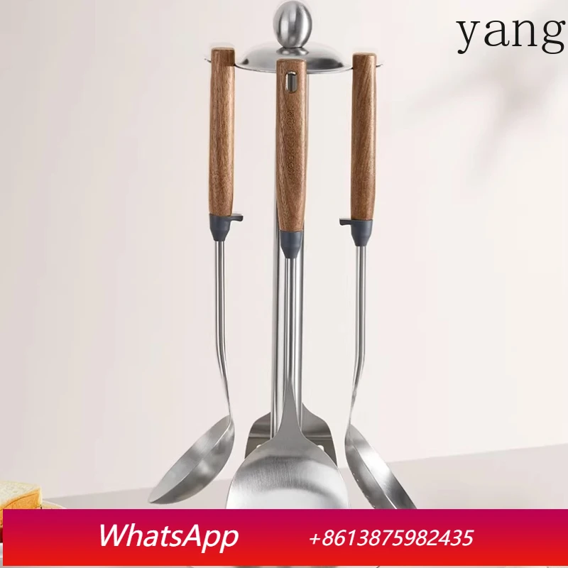 LMM stainless steel thickened stir-fry shovel colander household kitchen utensils stir-fry spoon set