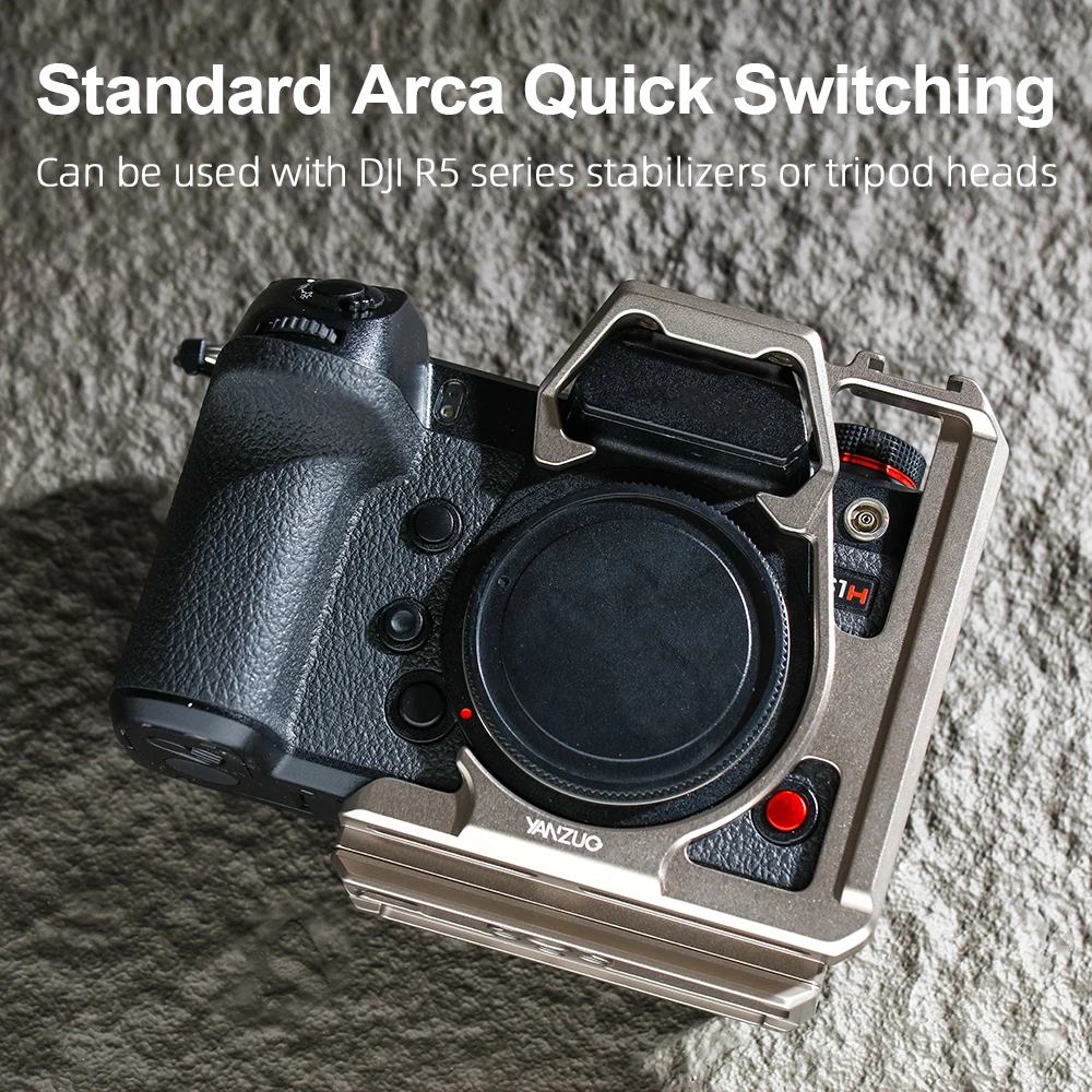 YANZUO Camera Cage for LUMIX S1H Camera Protective Frame for Panasonic S1H Micro Single Camera Expansion Metal Stabilizer - Image 6