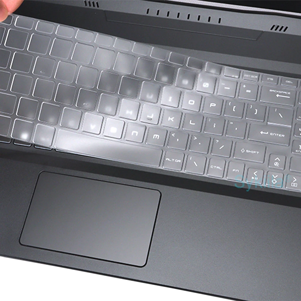 غطاء لوحة المفاتيح لـ MSI Cyborg 14 15 AI A1V A13V A13U A12V A12U 15.6 حافظة جلدية واقية من السيليكون