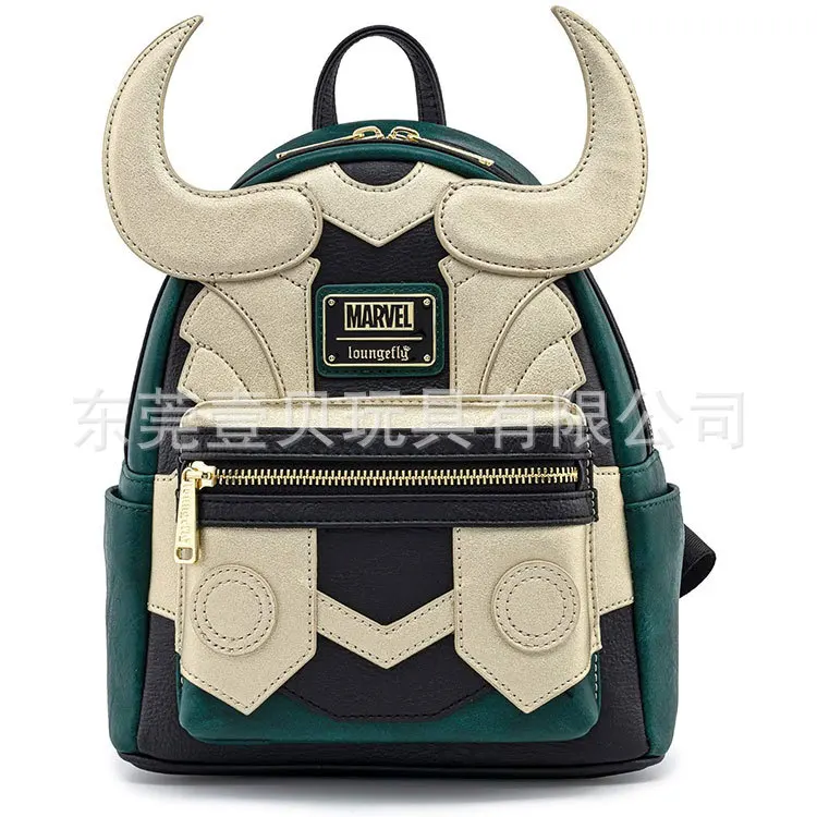 Miniso Disney  Loungefly Loki Backpack School Bag Wallet Thor School Bag Cute Backpack  Bags for Women Men School Backpack