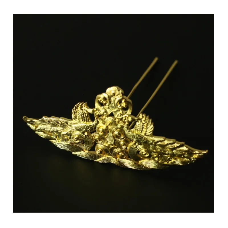 

Tang Dynasty Hanfu Jewelry Ancient Gold and Silverware Traditional Chinese Jewelry Restoration Pure Handmade Gold and Silver Jew