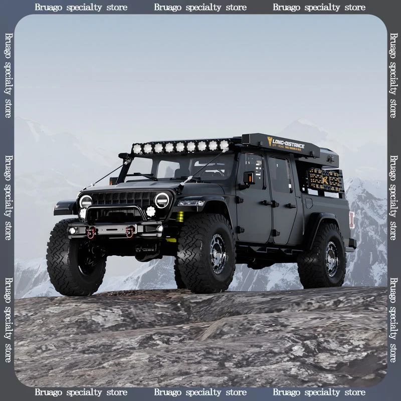 

Jk07 Pro масштаб 1:7, электрический внедорожник с дистанционным управлением, вулканический попел, альпинистский автомобиль с блокировкой дифференциала, двойная функция скорости