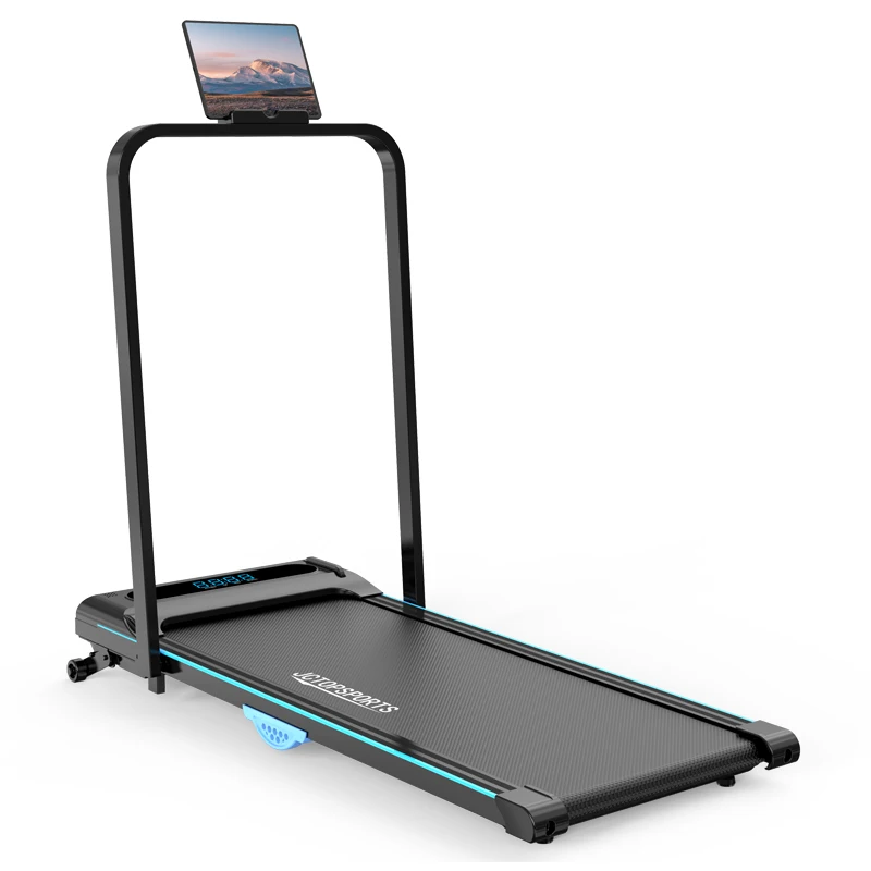 1-6 km/h Speed Range 2 in 1 Fitness Equipment Walking Pad Folding for Under Desk Professional Electric Treadmill