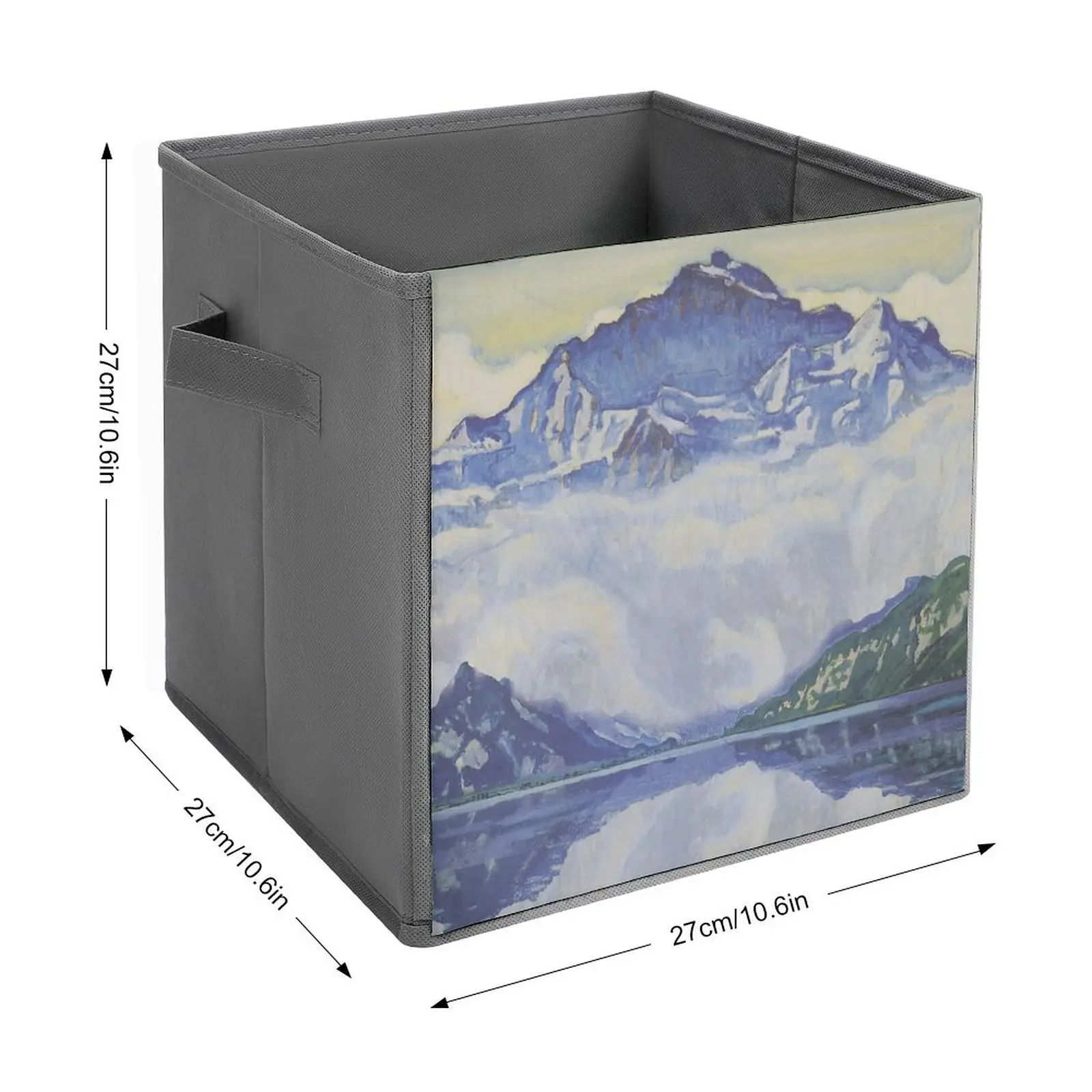 Storage Tank Ferdinand Hodler Large Capacity Novelty Folding Storage Box Durable Can Be Folded Storage of Socks Bedroom Storage