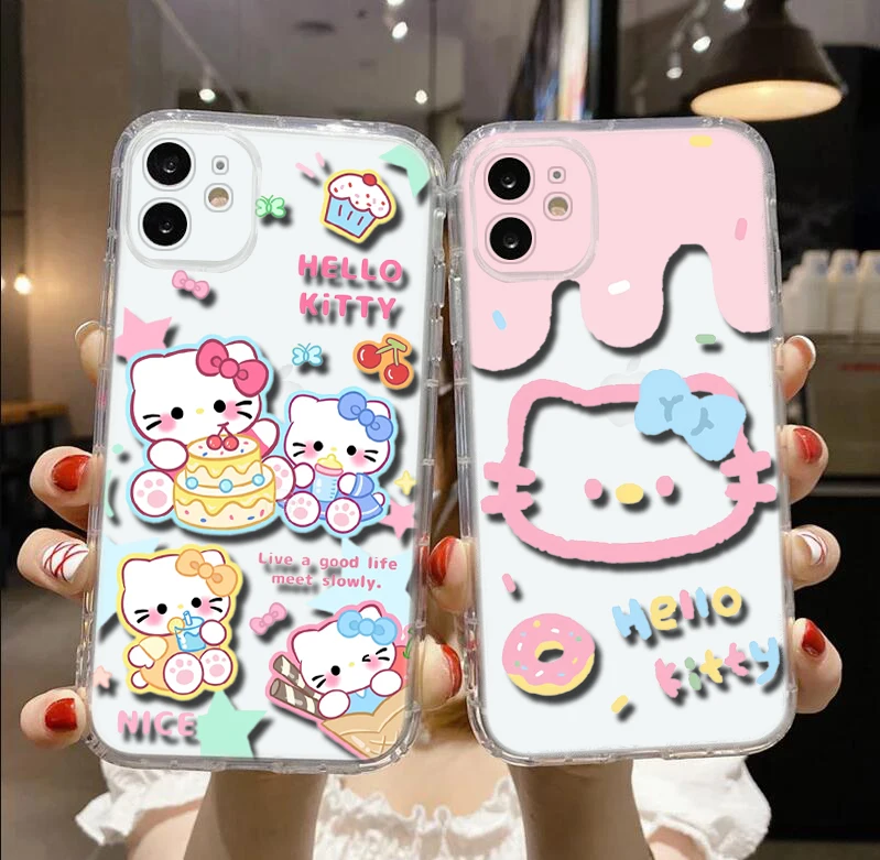 9R hello Kitty Soft Case for Moto G9 Powe One Pro E12 E22I E22 G52 G42 G32 G22 G23 Z2 Z Play P40 P30 Edge 30