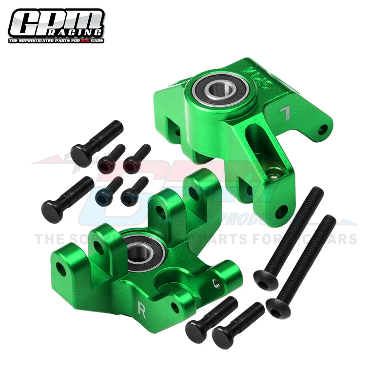 GPM 7075 Alloy Front Spindle Set For LOSI 1/8 LMT Solid Axle Monster Truck