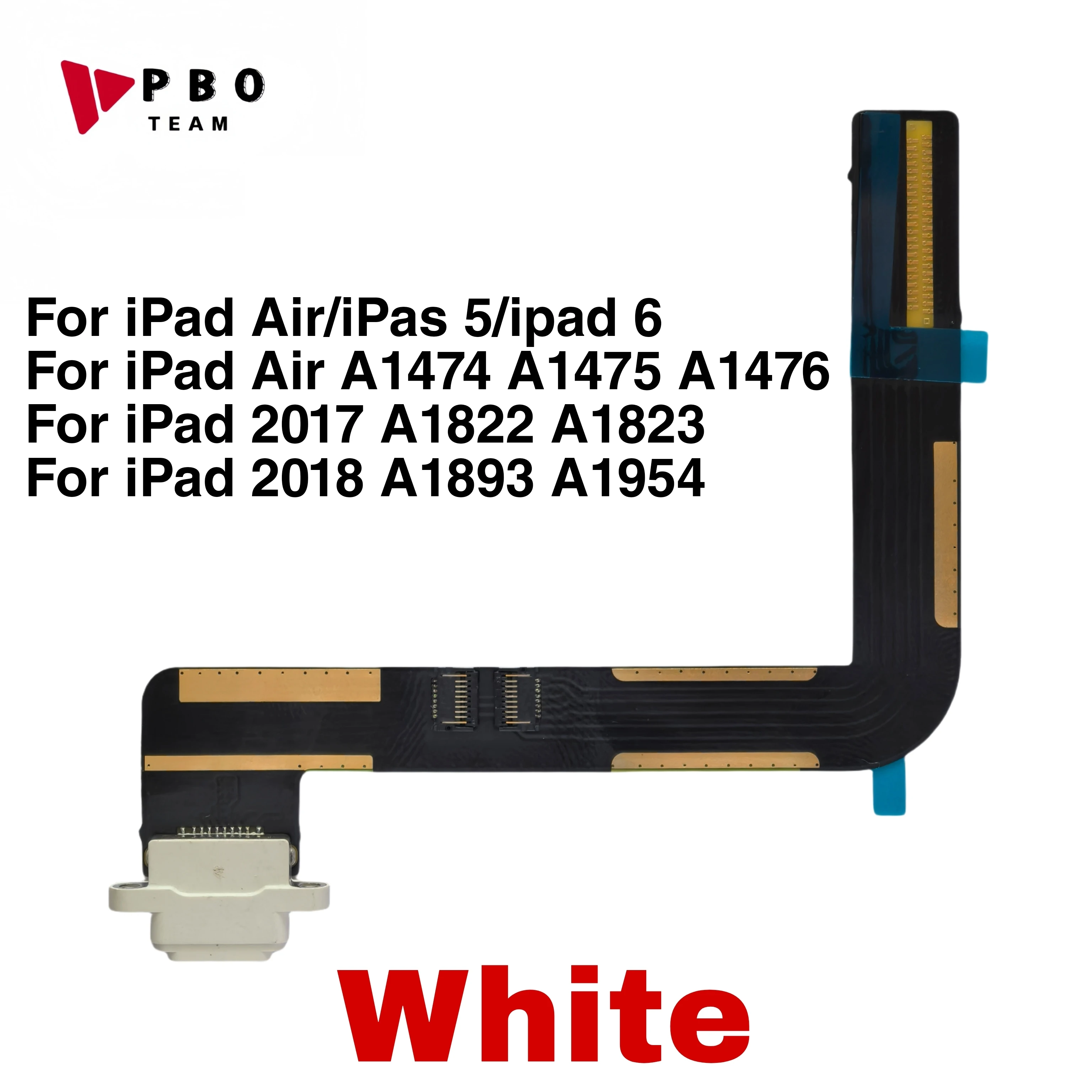 5/10PCS Charging Port Flex Cable For iPad 2017 2018 AIR iPad 5