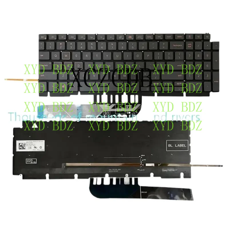 

Новинка для DELL G15 5510 5511 5515 5520 0H4XRJ клавиатура для ноутбука с подсветкой CDB