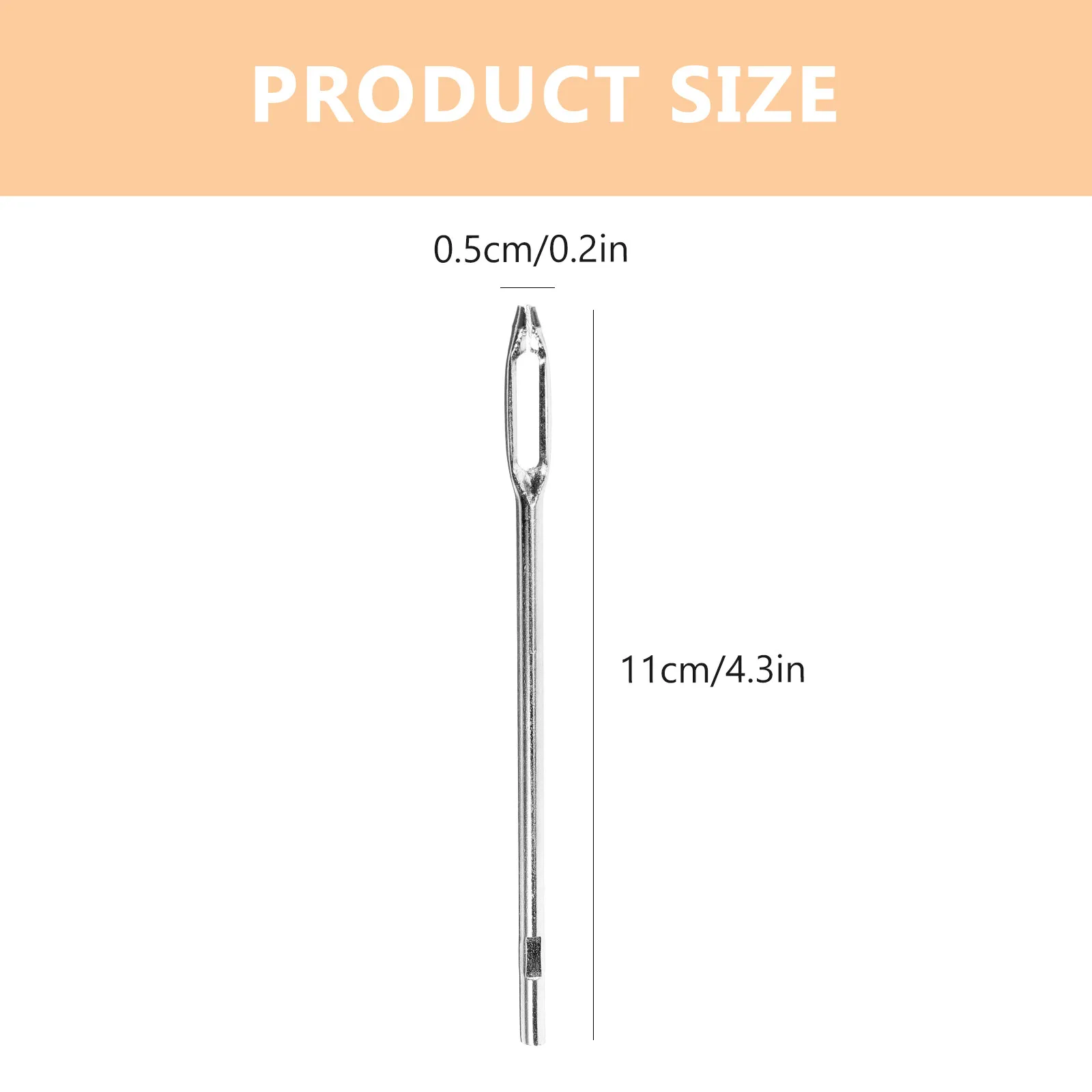 4Pcs Steel Tire Plug Repair Needle Set Split Eye Design for Car Truck Motorcycle Bicycle Tire Puncture Repair Tools