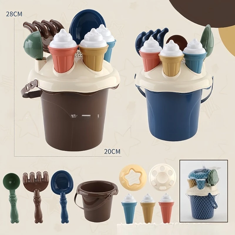 Children play sand play water play snow beach toys set baby digging sand tools bricklayer tools beach