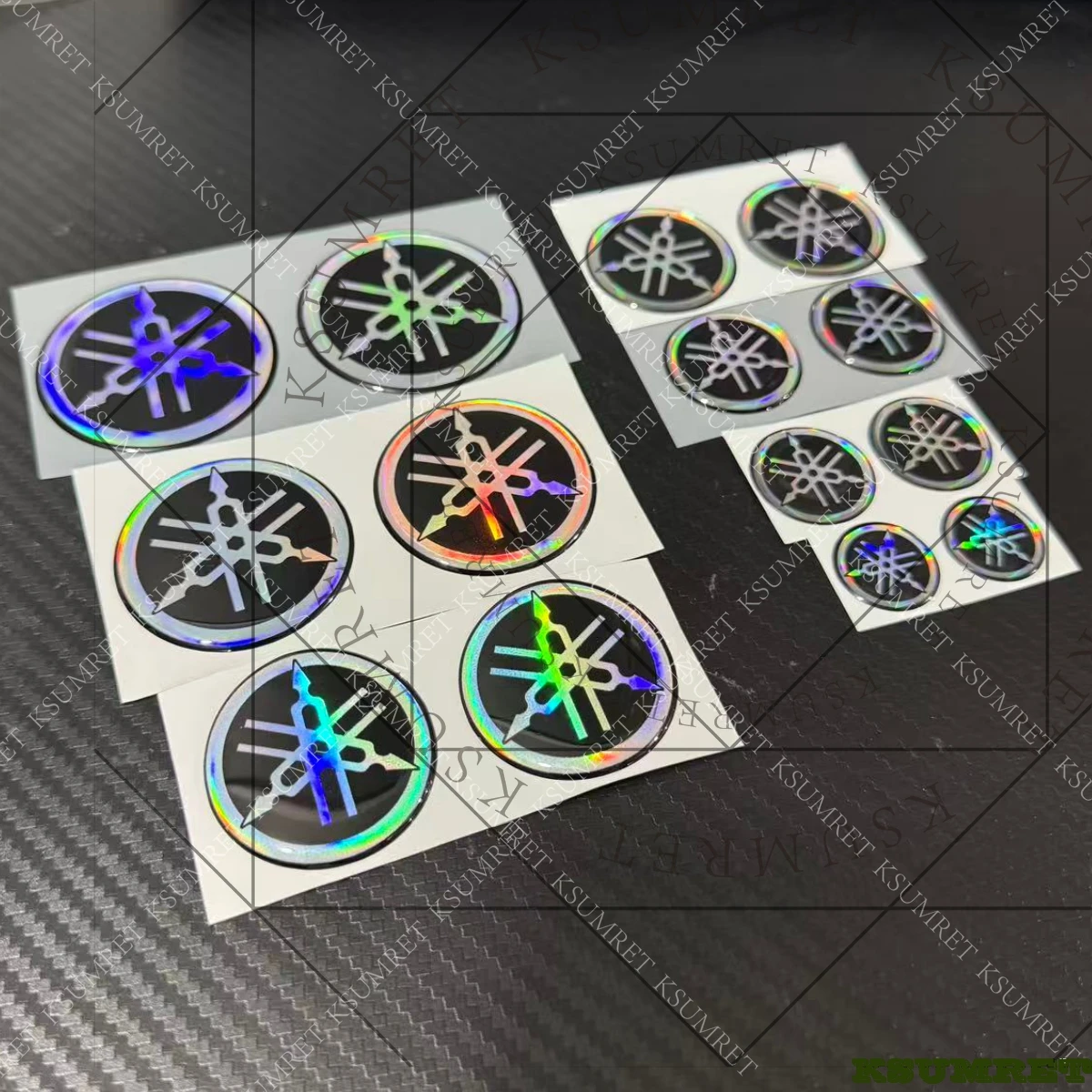 Para Yamaha pegatinas de motocicleta calcomanía emblema Logo calcomanías 3D