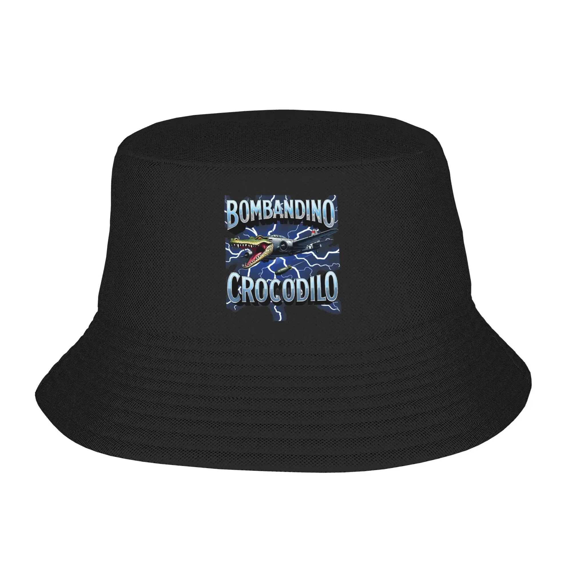 Italian Brainrot Bombardino Crocodilo Bucket Hat for Teen Summer Field  Style  Vacation Fishing Fisherman Caps Bob