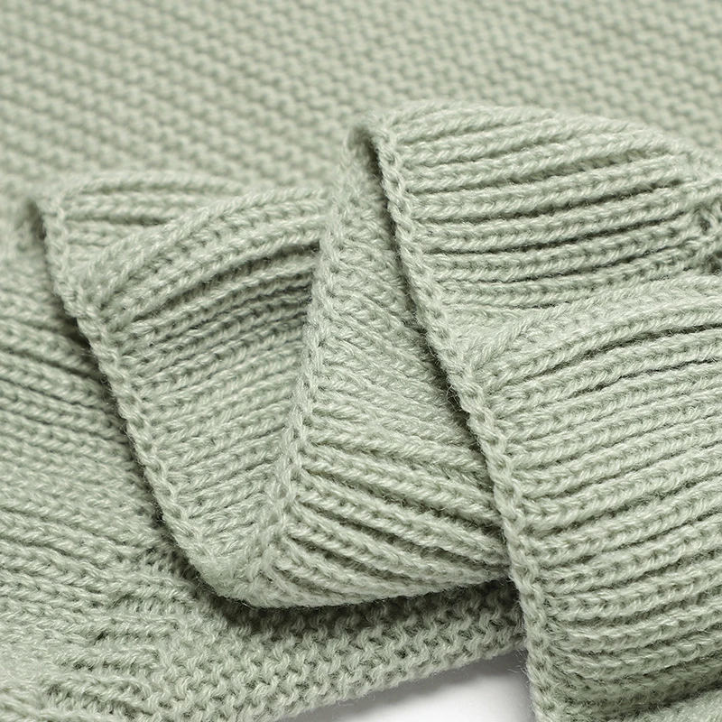 بلون محبوك الاكريليك 70 × 90 سم طفل الفتيان والفتيات قماط بطانية الوليد الرضع بطانية أمان لجميع الفصول #5