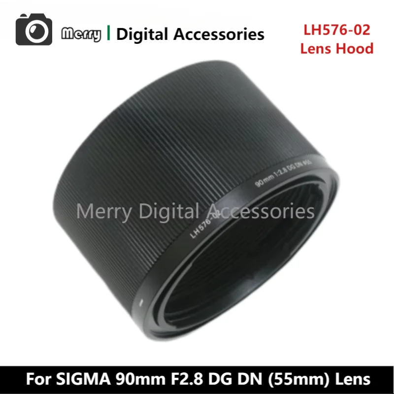 

New Original Genuine Front Lens Hood LH576-02 For SIGMA 90mm F2.8 DG DN (55mm) Lens
