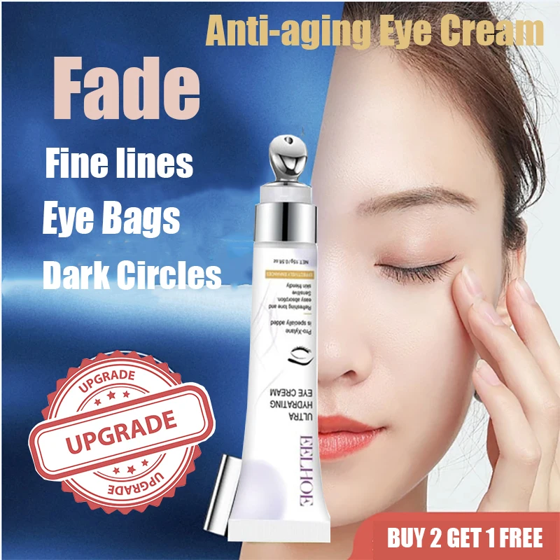 

EELHOE Peptide Nourish Eye Cream Removal Fade Fine Lines Anti-aging Moisturizing Lift Collagen Boost Roller Massage Eye Serum