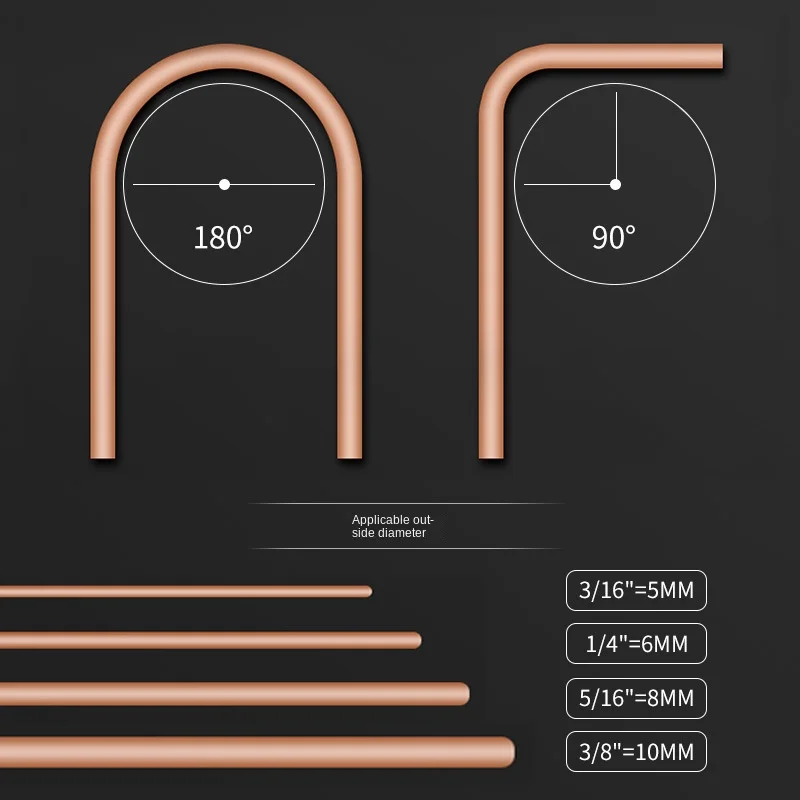 Piegatubi combinato a quattro Slot a 180 ° multiuso