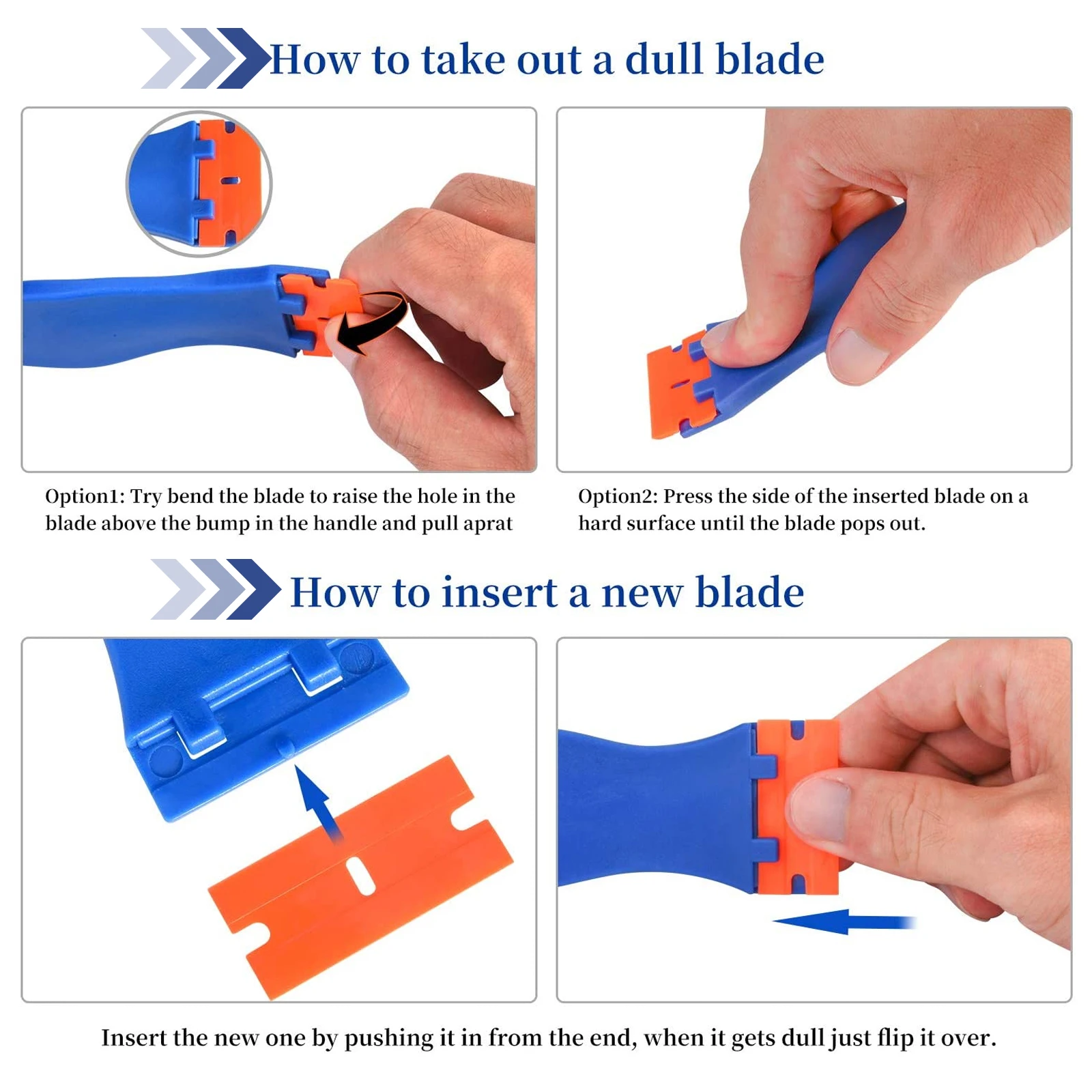 

Набор скребков для чистки, 3 шт., прочная пластиковая бритва, средство для удаления наклеек, легкий нескользящий инструмент для рисования плитки H