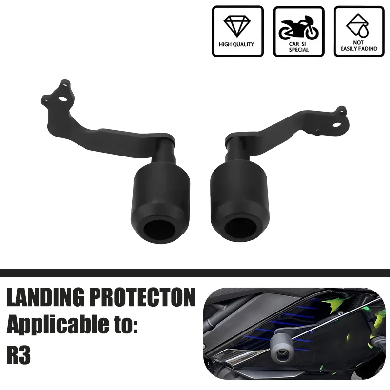 

For YZF-R3 YZF R3 R3 YZF 2019-2023 2020 2021 2022 2023 R3 Motorcycle Frame Sliders Crash Pad Falling Protection Exhaust Slider