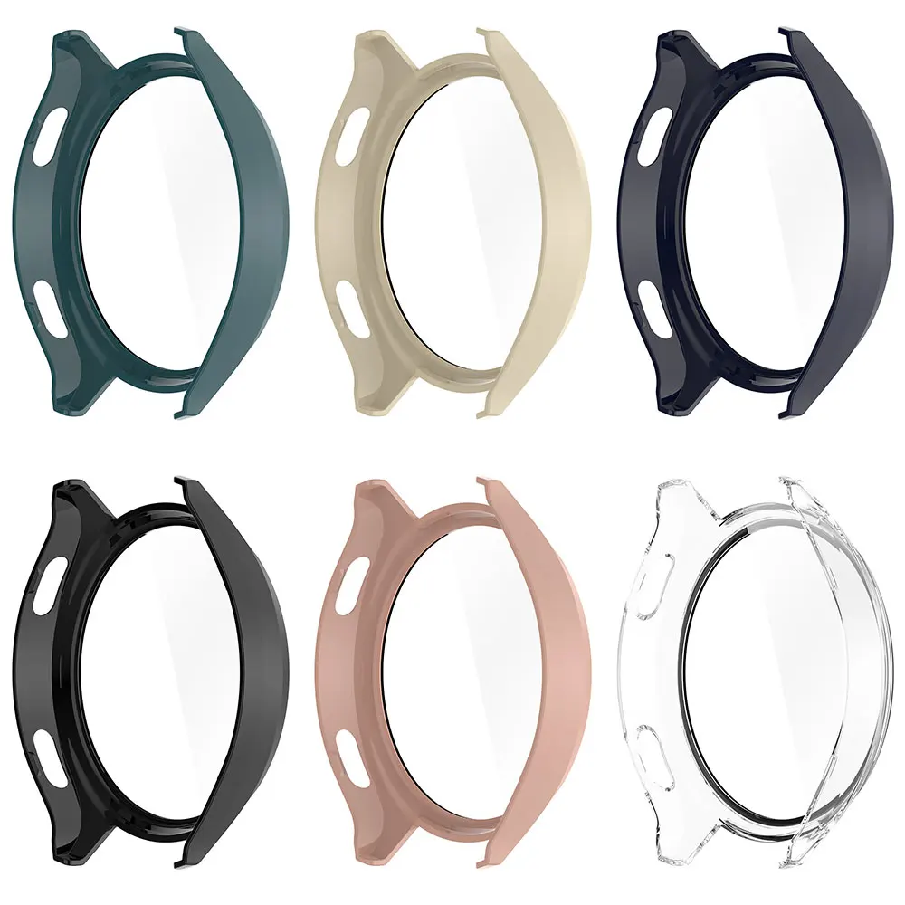 Чехол для часов ПК + стеклянная пленка для Xiaomi Watch 2, защитная крышка для экрана с рамкой из закаленного стекла для чехлов Xiaomi Watch2