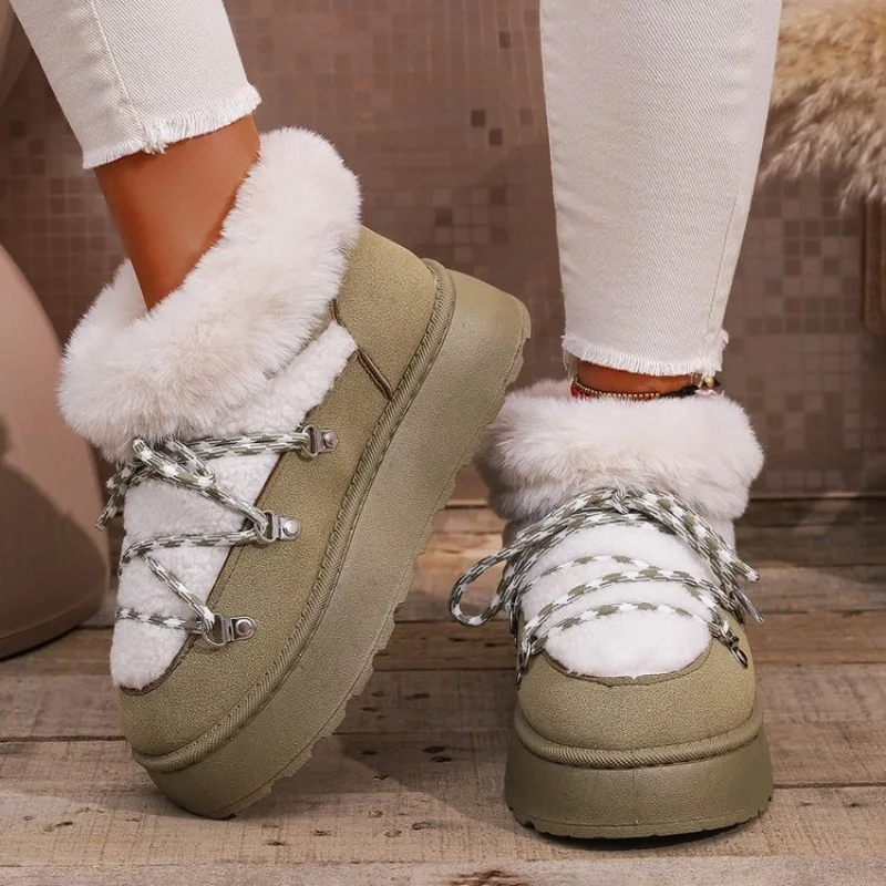 Women Snow Boots Fa… - image