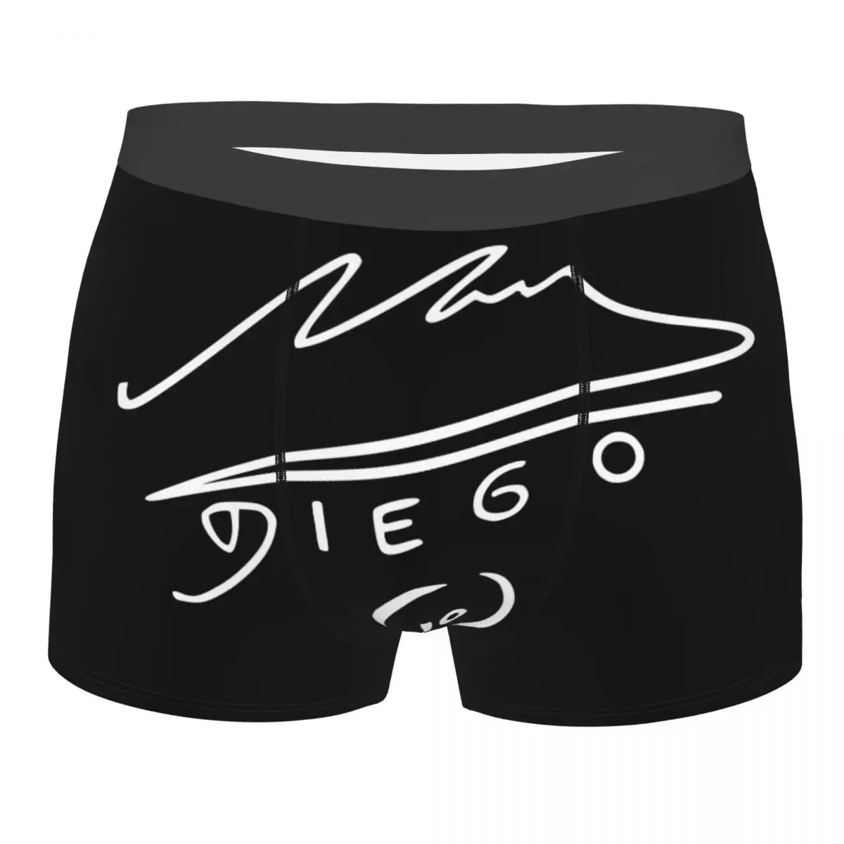 Custom Male Fashion Argentina Soccer Legend Diego Maradonas Underwear Boxer Briefs Soft Shorts Panties Underpants