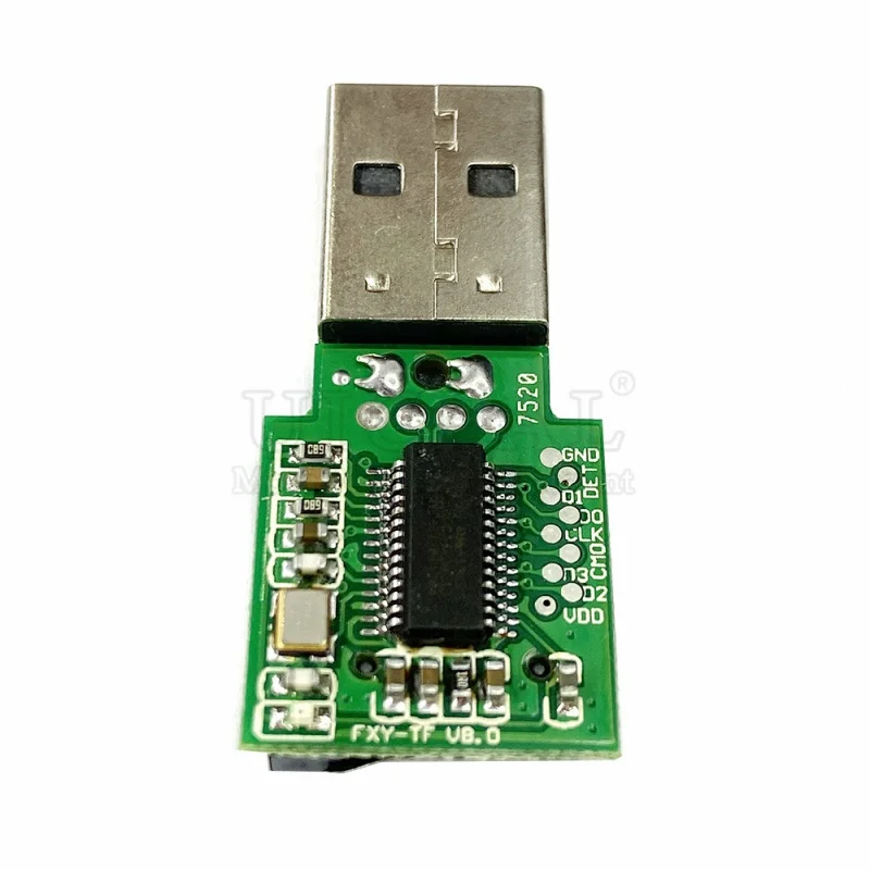 AU6438 USB Card Reader EMMC-ISP Burning Programmer for Car Navigation TV Mobile Phone Data Recovery EMMC ISP