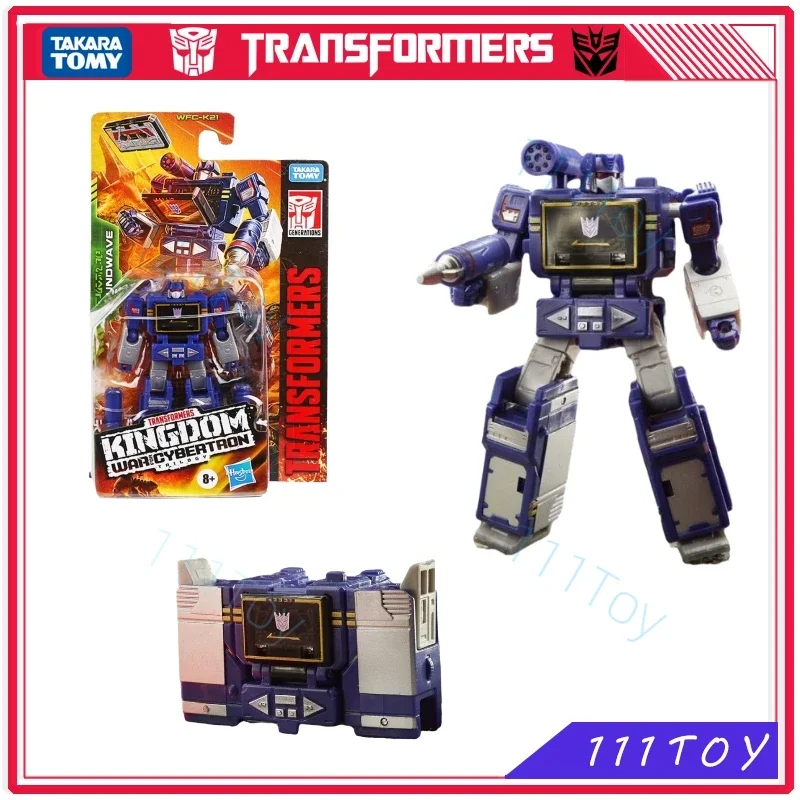 InStock Transformers Toy War For Cybertron：WFC-K21 Core Level Soundwave Anime Figures Robot Toys Action Figure Gifts Hobbies