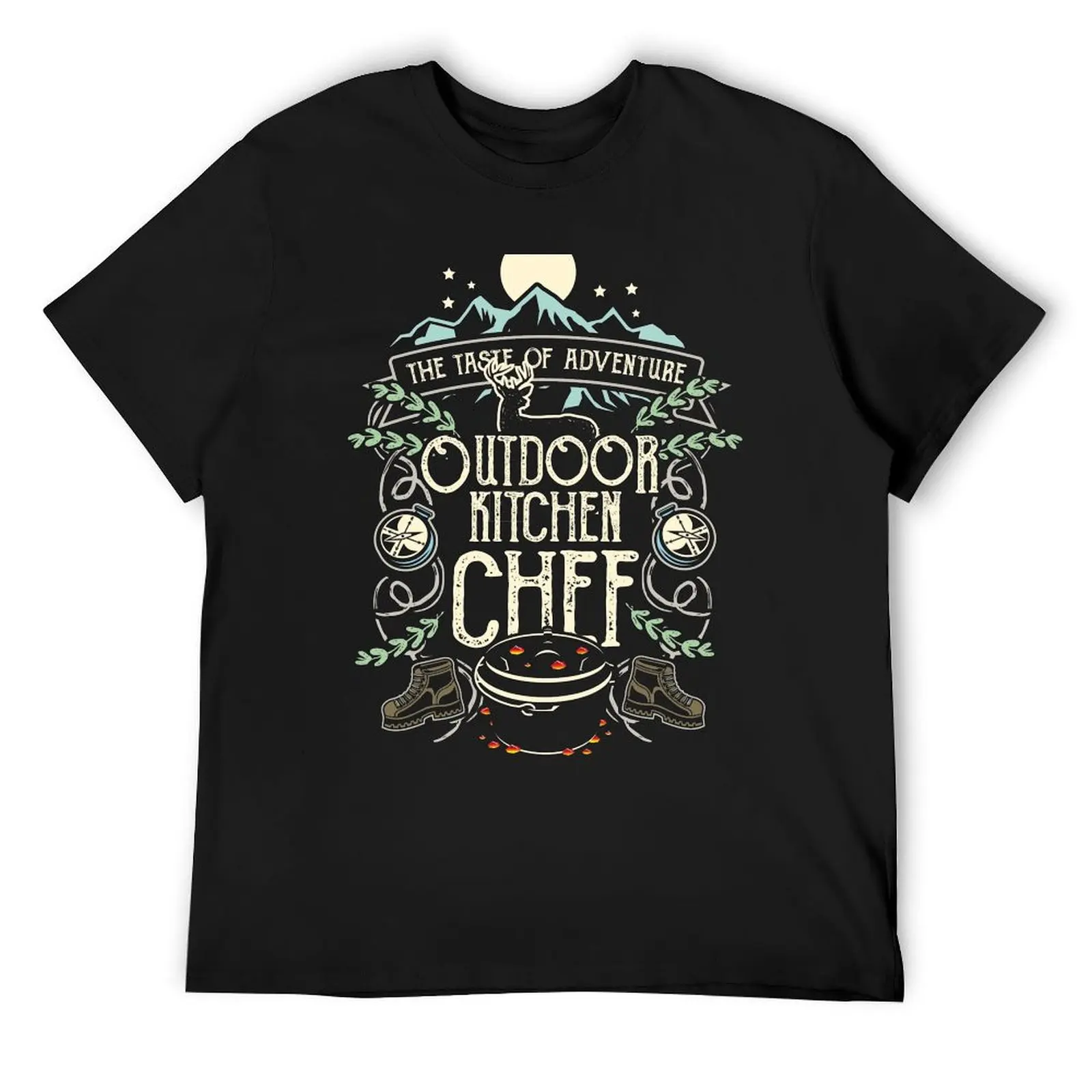 

Dutch Oven Tee Shirt Outdoor Kitchen Chef T-Shirt anime stuff quick-drying fruit of the loom mens t shirts