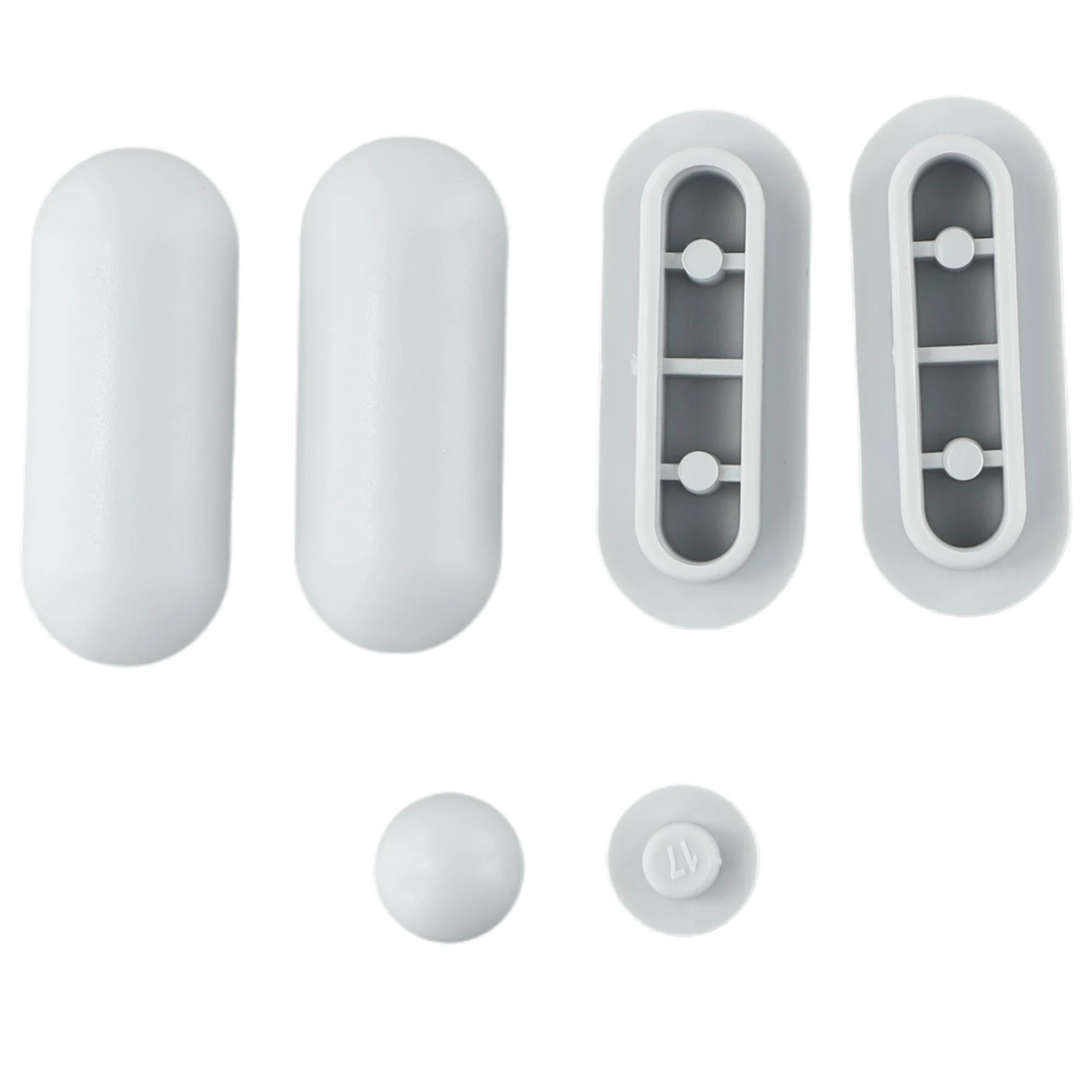 6 pezzi cuscino del sedile cuscino della copertura superiore guarnizione antiscivolo in plastica coprisedili del water tamponi antiurto paraurti apparecchi da bagno