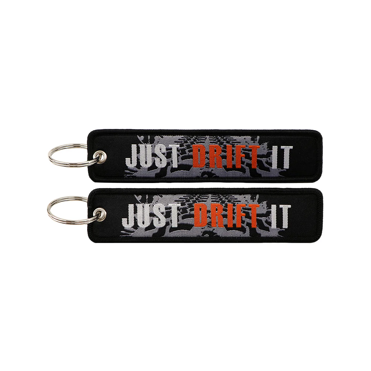 Funny Quotes Series Embroidery Key Fobs Keychain