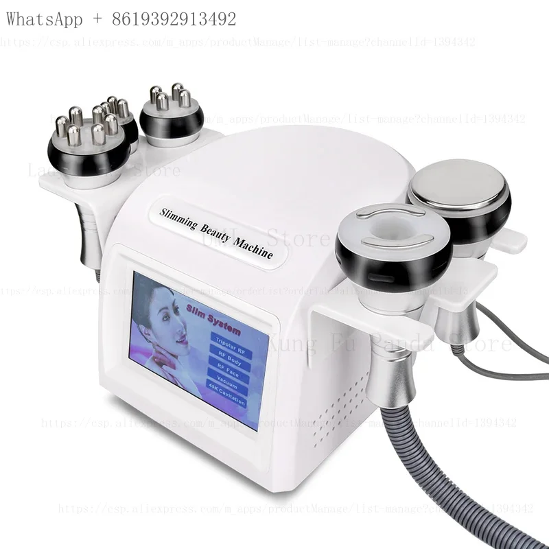 

Многофункциональный аппарат 5-в-1 для кавитации и радиочастотной терапии 40K: подтяжка лица и тела, похудение, борьба с морщинами и целлюлитом, косметологический аппарат