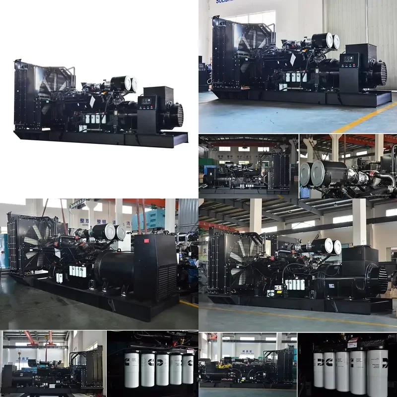 For 1000kw 1250kva Generator with Global Warranty 1MW Generator Prime Groupe Electrogene Electric Generators