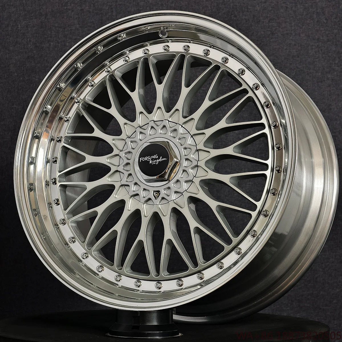 Xianglun High-End New FORGING KINGDOM Two-Piece Forged Aluminium Alloy Multi-Spoke Car Wheels 18-23 Inches 20mm/25mm PCDs