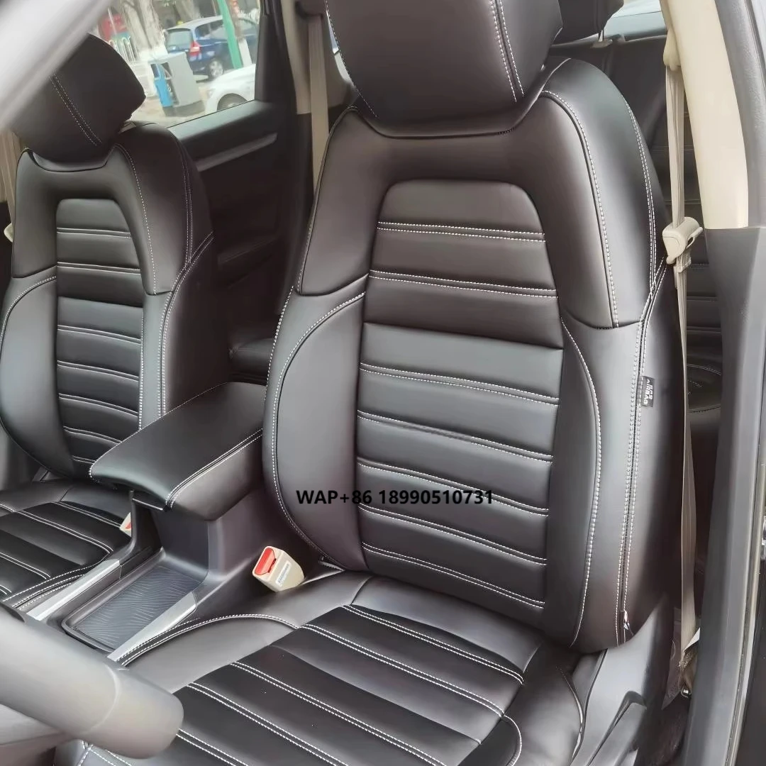 Factory Customized Four-Season Leather Car Seat Cover Durable Odorless Anti-Scratch Full Set for Ford Civic CRV