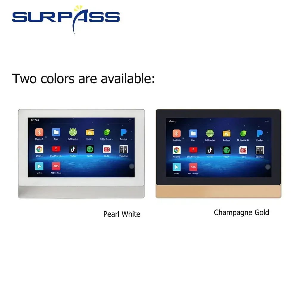 Android 8.1 wzmacniacz mocy 8 kanałów WiFi kompatybilne z Bluetooth wzmacniacze ścienne wsparcie Audio TUYA nagłośnienie Surround