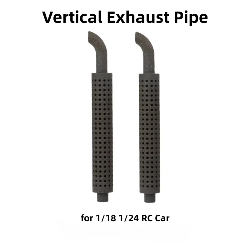 

Вертикальная выхлопная труба для радиоуправляемых машин 1/18 1/24, аксессуар для модификации и тюнинга, имитация выхлопа для радиоуправляемых краулеров FCX24