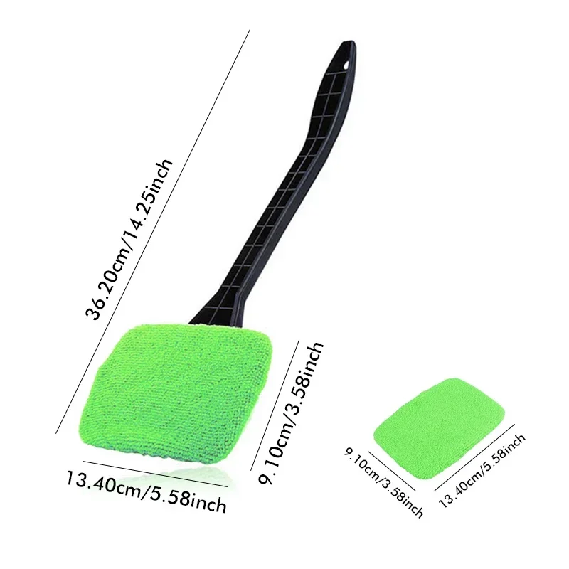 سيارة زجاج نافذة نظافة فرشاة منشفة عدة تنظيف غسل أداة اكسسوارات السيارات غسل أدوات مقبض طويل فرشاة غسيل السيارات الزجاج ممسحة #6