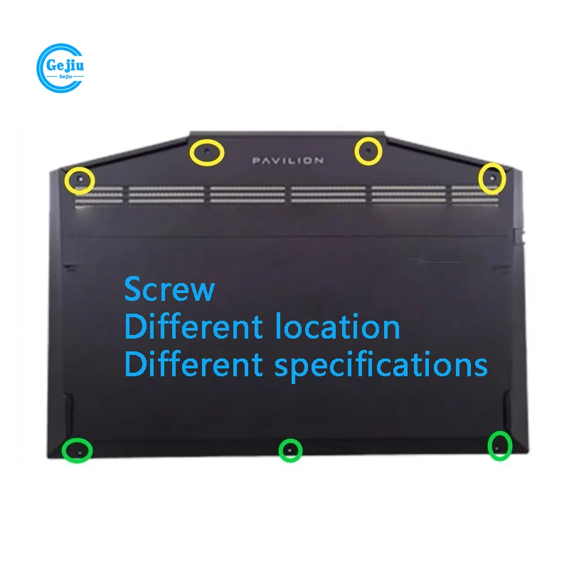NEW ORIGINAL Laptop Bottom Cover Case Screw for HP Pavilion 5 6 15-DK 15t-dk Pavilion 15T-DK100 TPN-C141