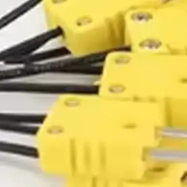 3PCS K-Type Thermocouple Connectors Designed for Stable Data Transmission in Industrial Control and HVAC Applications